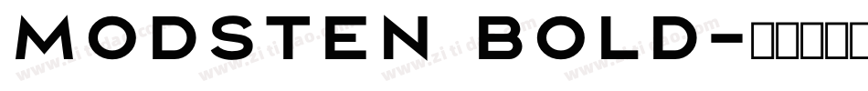 Modsten Bold字体转换